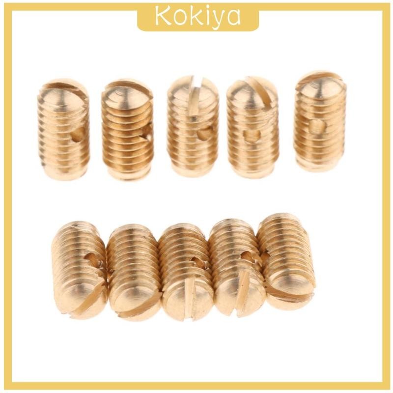 [Kokiya] 10 ชิ้น Sax ปรับสําหรับ Alto Tenor Soprano Saxophone ชิ้นส่วนอุปกรณ์เสริม