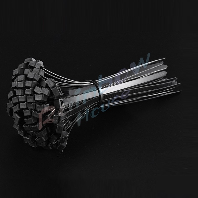 R.H. เคเบิ้ลไทร์ ถุงละ 100 เส้น เหนียว รัดแน่น self-locking nylon cord - รูปที่ 4