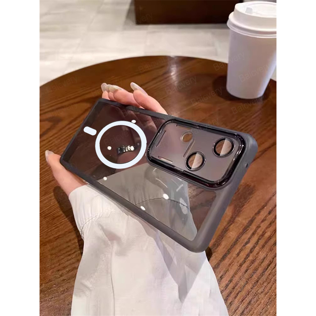 Vivo V30 Pro 5G / V30 (5G) Casing Phone Case Camera Lens Magnetic Wireless Charger Sticker