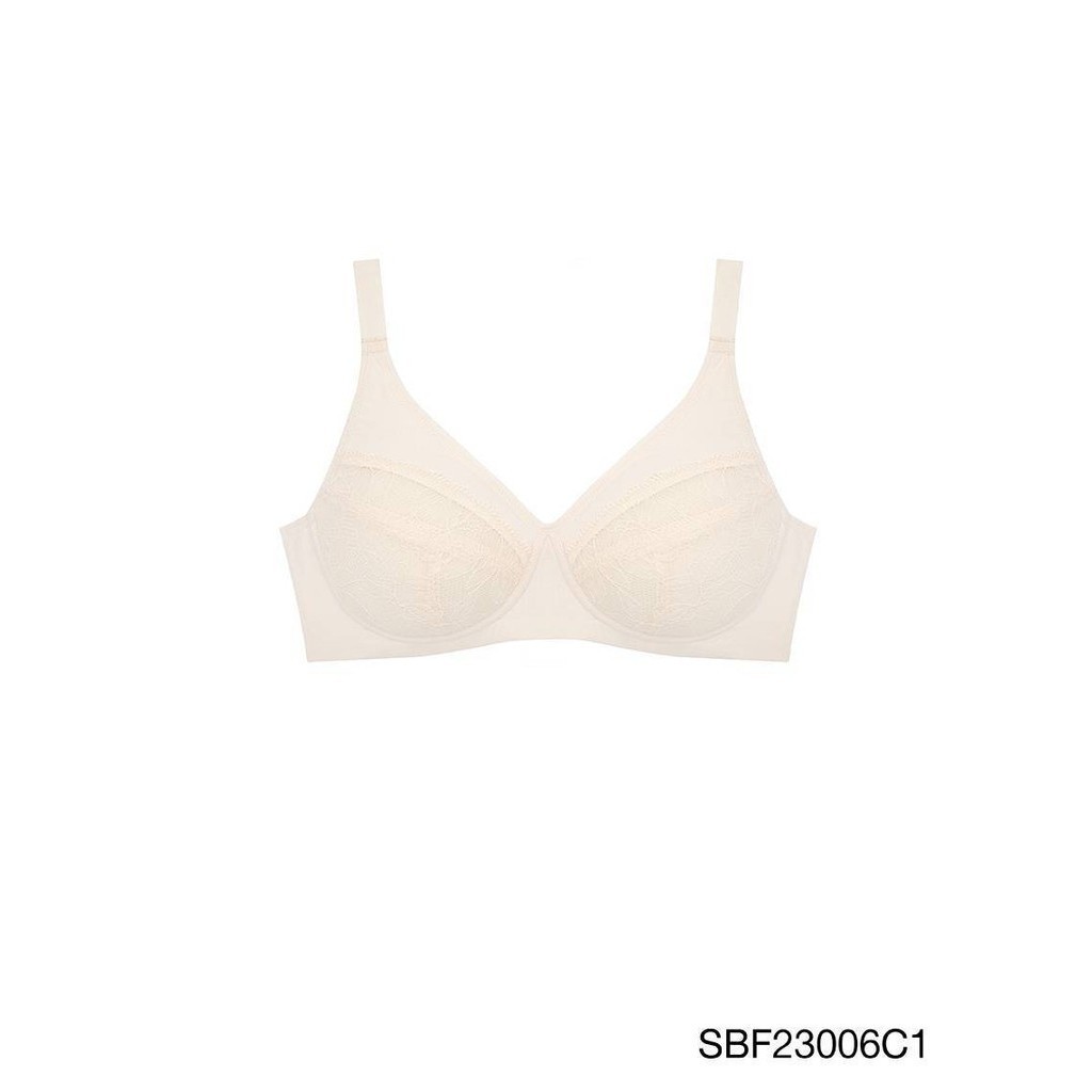 Sabina Forever Young GOLD Level 1 เสื้อชั้นใน ไร้โครง รหัส SBF23006C1 - สีเนื้ออมชมพู