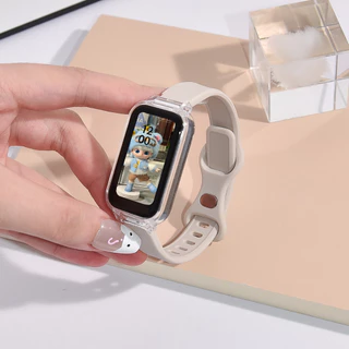 เคสซิลิโคนสําหรับ For Xiaomi smart band 9 Active / 8 Active SmartWatch สายรัดข้อมือกีฬา Bracelect สําหรับ for Redmi smart band 3 2 อุปกรณ์เสริม