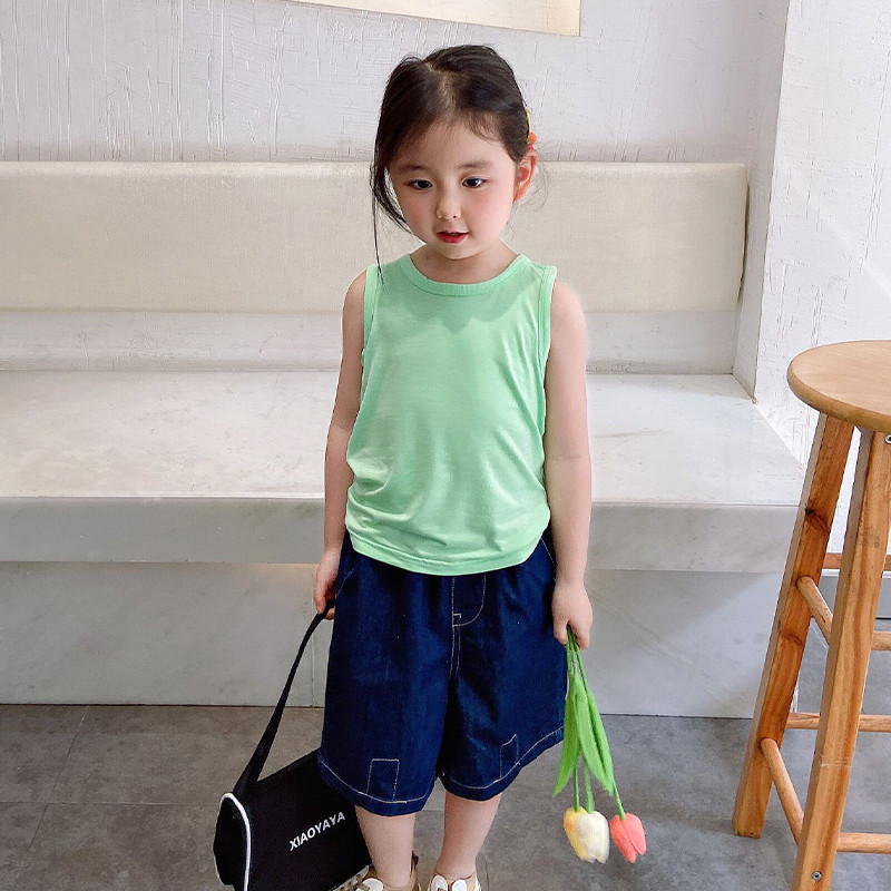 ((ความรู้สึกเย็น) เสื้อกั๊กเด็ก ท็อปส์ซูเด็กผู้หญิง เสื้อยืดเด็กผู้ชาย ท็อปส์ซูเด็ก เสื้อกั๊กเด็กทารก เสื้อผ้า - รูปที่ 2