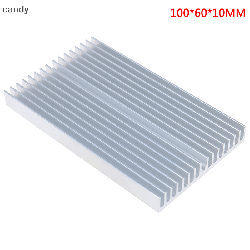 Ndy 100*60*10 มม.อลูมิเนียมฮีทซิงค์ Cooler ชิปหม้อน้ําสําหรับ IC LED Power ทรานซิสเตอร์ N
