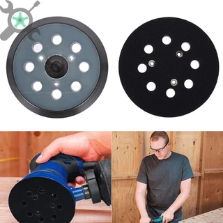 แผ่นกระดาษทราย ใบเจียรเหล็ก เปลี่ยน 5 "8 หลุมแผ่นขัด Pad สุ่ม Orbital Sander แผ่นกระดาษทราย Hook Loop Pad