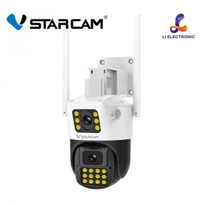 ติดตั้งง่าย Vstarcam CS663DR ใหม่ Wifi กล้อง IP  IP Camera ปลุกไซเรนติดตามอัตโนมัติไฟแฟลชกล้องวงจรปิ