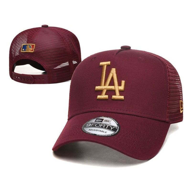 Ready Stock Mlb Dodgers Baseball Cap All-Match Casual Outdoor la Baseball Cap Flat Brim Cap