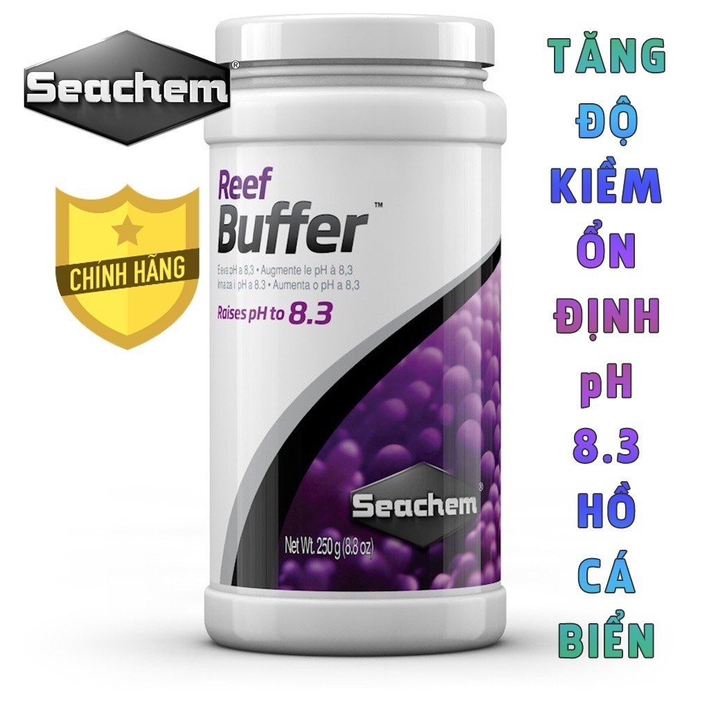 SECHEM Buffer - Reef Buffer (กล่อง 250 กรัม) ช่วยเสถียร pH 8.3 สําหรับปะการังน้ําเค็ม
