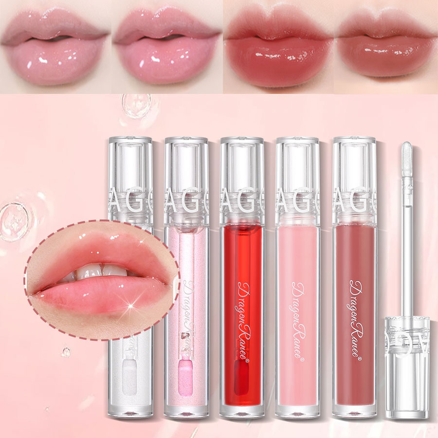 Mirror Mirror Water Gloss Lip Gloss Lipstick Lip Gloss Glass Lip Gloss Student Female with Fine Flashing Transparent Dudu