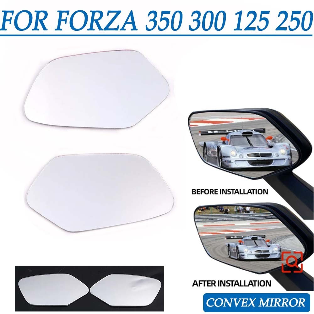 สำหรับ Forza กระจกนูน350 Forza350 2023 2021 Forza250 Forza300 Forza 125 300กระจกมองหลังเพิ่ม250เลนส์