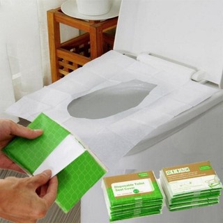 alas duduk toilet tisu dudukan kloset kertas travel toilet seat cover disposable larut air