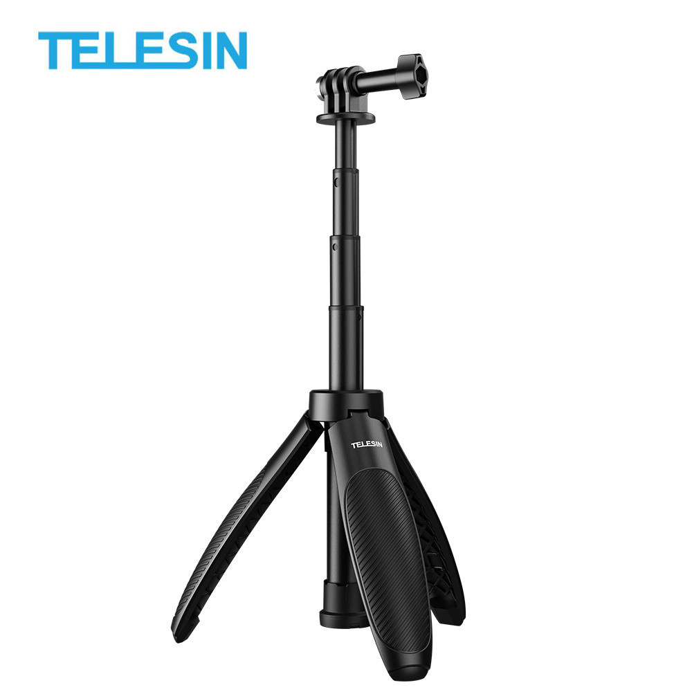 อัพเดท TELESIN ไม้เซลฟี่ขนาดเล็กสําหรับ GoPro DJI Action Insta360 Ace Pro X3 X4 กล้องแอ็คชั่นกีฬา