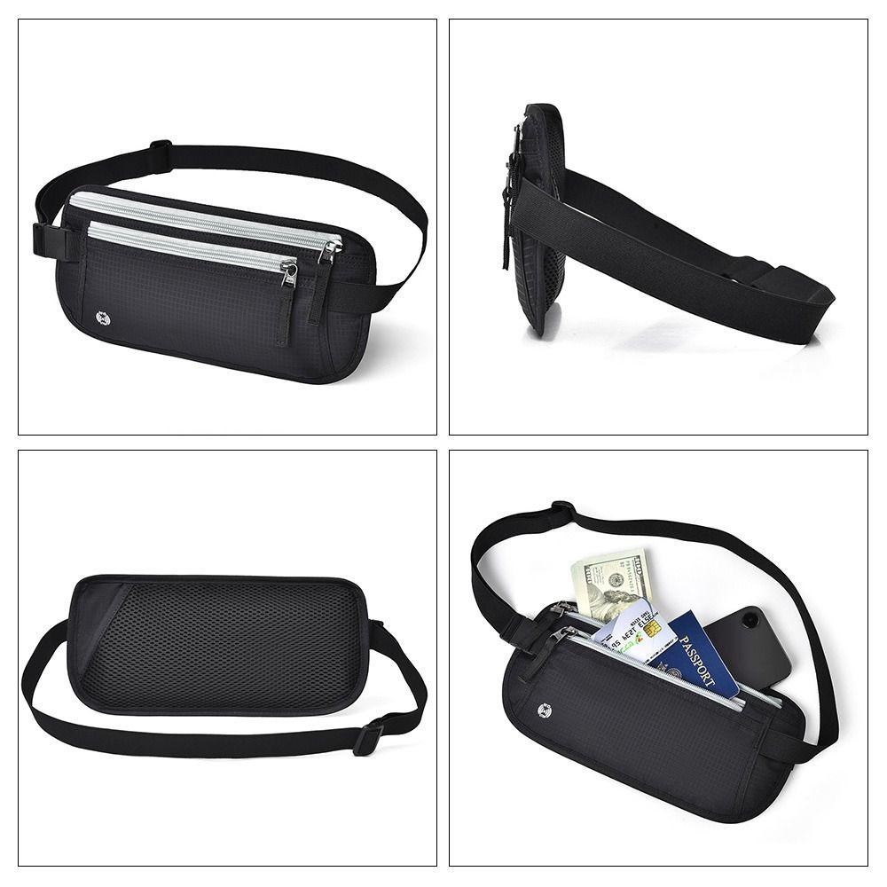 กระเป๋าใส่พาสปอร์ต, กระเป๋าคาดเอวหลากสี RFID, กระเป๋าใส่โทรศัพท์รักษาความปลอดภัย กระเป๋าใบรับรองส่วนบุคคลกันน้ํา บัสซี่ทริป