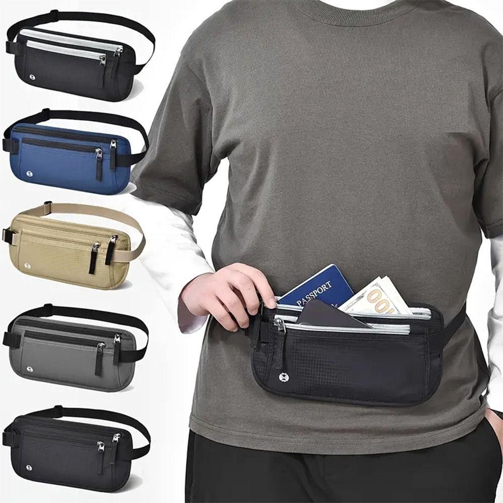 กระเป๋าใส่พาสปอร์ต, กระเป๋าคาดเอวหลากสี RFID, กระเป๋าใส่โทรศัพท์รักษาความปลอดภัย กระเป๋าใบรับรองส่วนบุคคลกันน้ํา บัสซี่ทริป