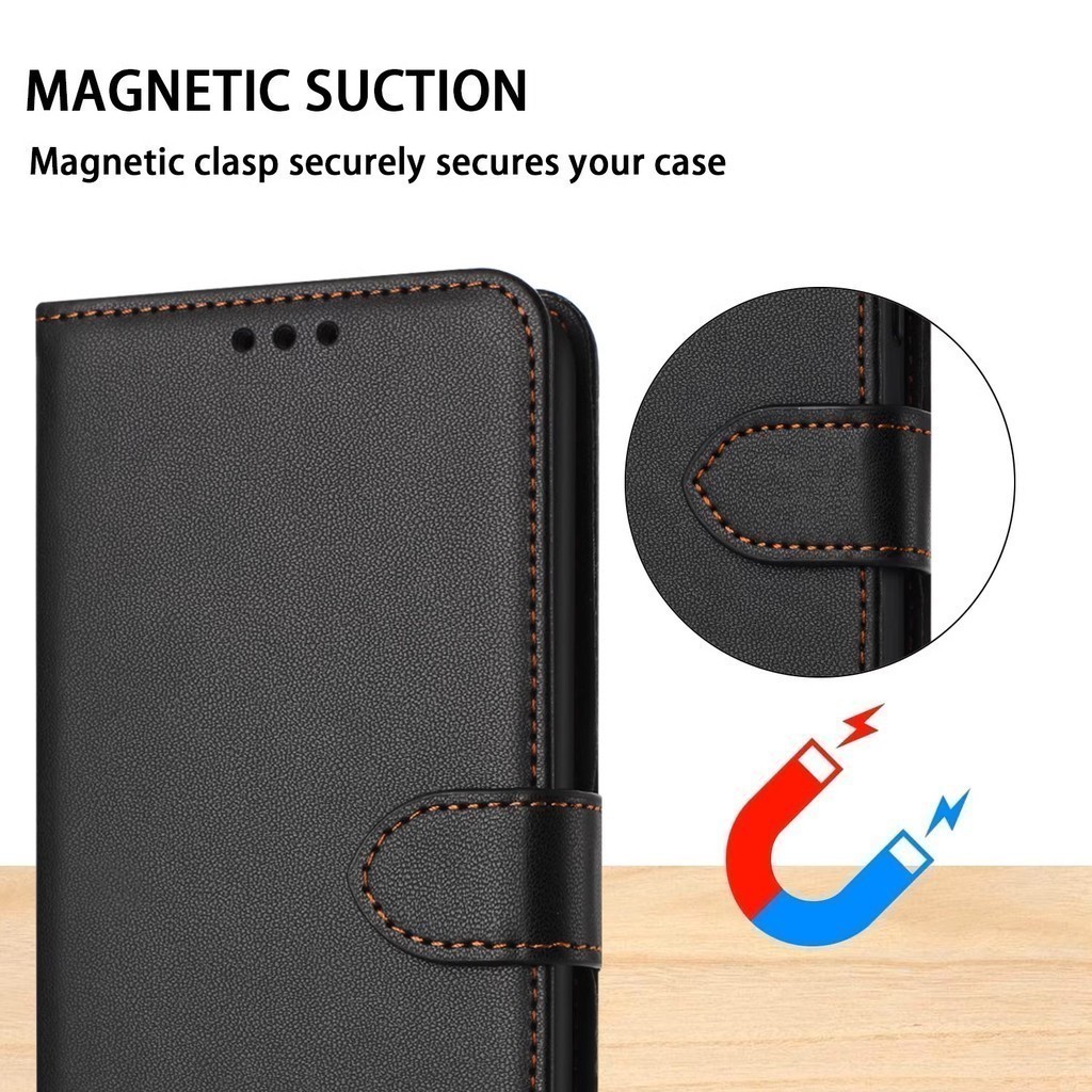 เคสโทรศัพท์ ฝาพับ ล็อค สำหรับ VIVO - Y03 Y18 Y28 Y100 Y11 Y12 Y15 Y17 Y20 Y12S Y12A Y21 Y21T T1X Y02 Y02S Y15S Y01 Y91C - รูปที่ 3