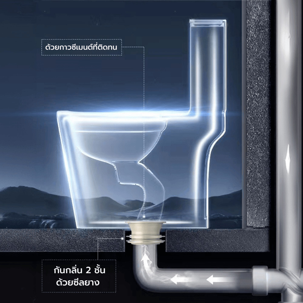 good tools. Verno ปะเก็นกันกลิ่นสามชั้นABS รุ่น FF-2105 ถูกจริงไม่จกตา