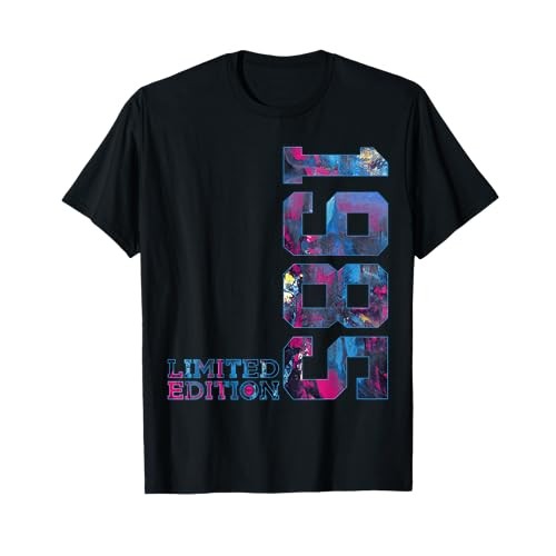 เสื้อยืดผ้าฝ้ายผู้ชาย ผ้าฝ้ายคุณภาพสูง 39 YEARS 39TH BIRTH BIRTHDAY LIMITED EDITION 1985 เสื้อยืด