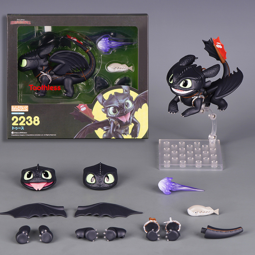 How To Train Your Dragon Nendoroid Toothless 2238# Joint Movable Action Figure