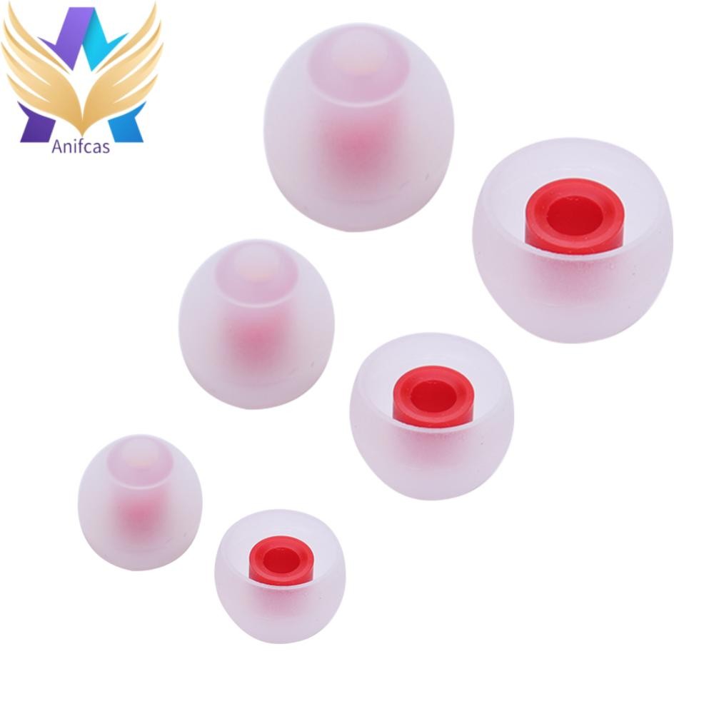 3 คู่ (6 ชิ้น) LMS In Ear Tips เปลี่ยนซิลิโคนที่สะดวกสบายสําหรับหูฟัง KZ