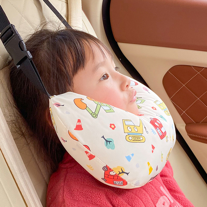 พร้อมส่ง🚕หมอนหนุนเด็กปลอดภัย ปลอกหุ้มเข็มขัดนิรภัย รูปตัว U ลายการ์ตูน แบบนิ่ม ลายการ์ตูนน่ารัก ป้องกันคอ - รูปที่ 3