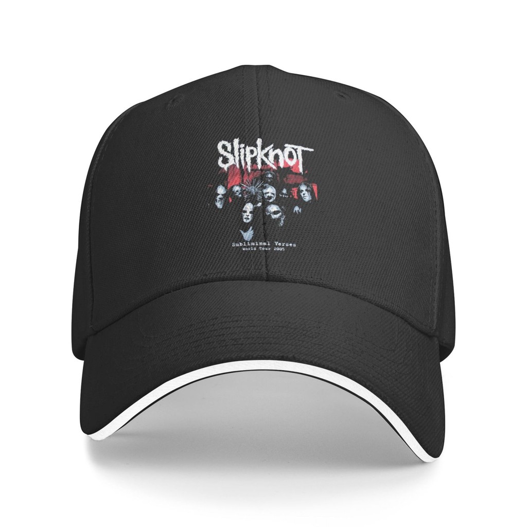 Slipknot Subliminal Verses World Tour Hipster พิมพ์หมวกเบสบอลตลก