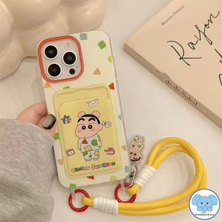การ์ตูนสีเทียนน่ารักเคสชิน - ชานเข้ากันได้กับ เคสไอโฟน 17 air 16 11 13 15 14 12 Pro Max XS XR X Max 7 15 8 14 Plus SE