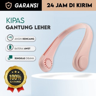 Kipas Angin Gantung Leher Kecil Portable Mini Neck Fan Hanging Bladeless Elektrik