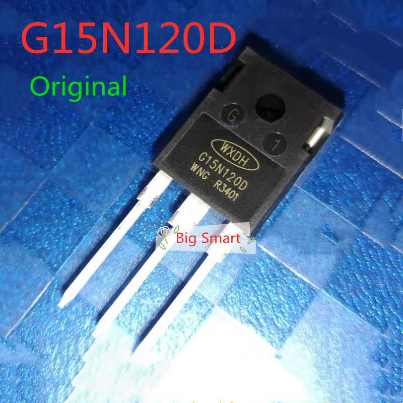 2 pcs G15N120D Original เตาแม่เหล็กไฟฟ้า IGBT หลอด TO-247 15A 1200V ทรานซิสเตอร์
