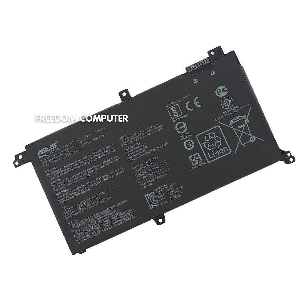 แบตเตอรี่โน๊ตบุ๊ค (แท้) B31N1732 สำหรับ ASUS VivoBook S14 S430FA S430FN S430UA S430UF / A571 A571G A