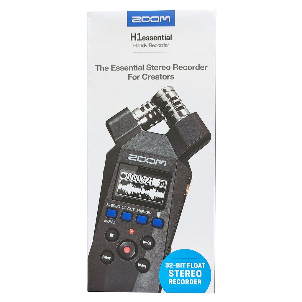 Zoom H1essential Handy Recorder - 32-Bit Float Portable Stereo Audio Recorder