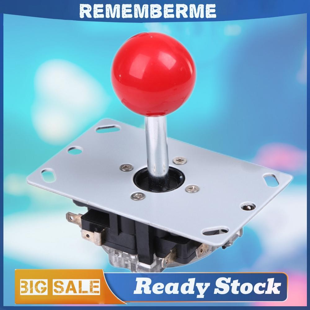 Red 8 Way Arcade Game Joystick Ball Joy Stick Red Ball Replacement