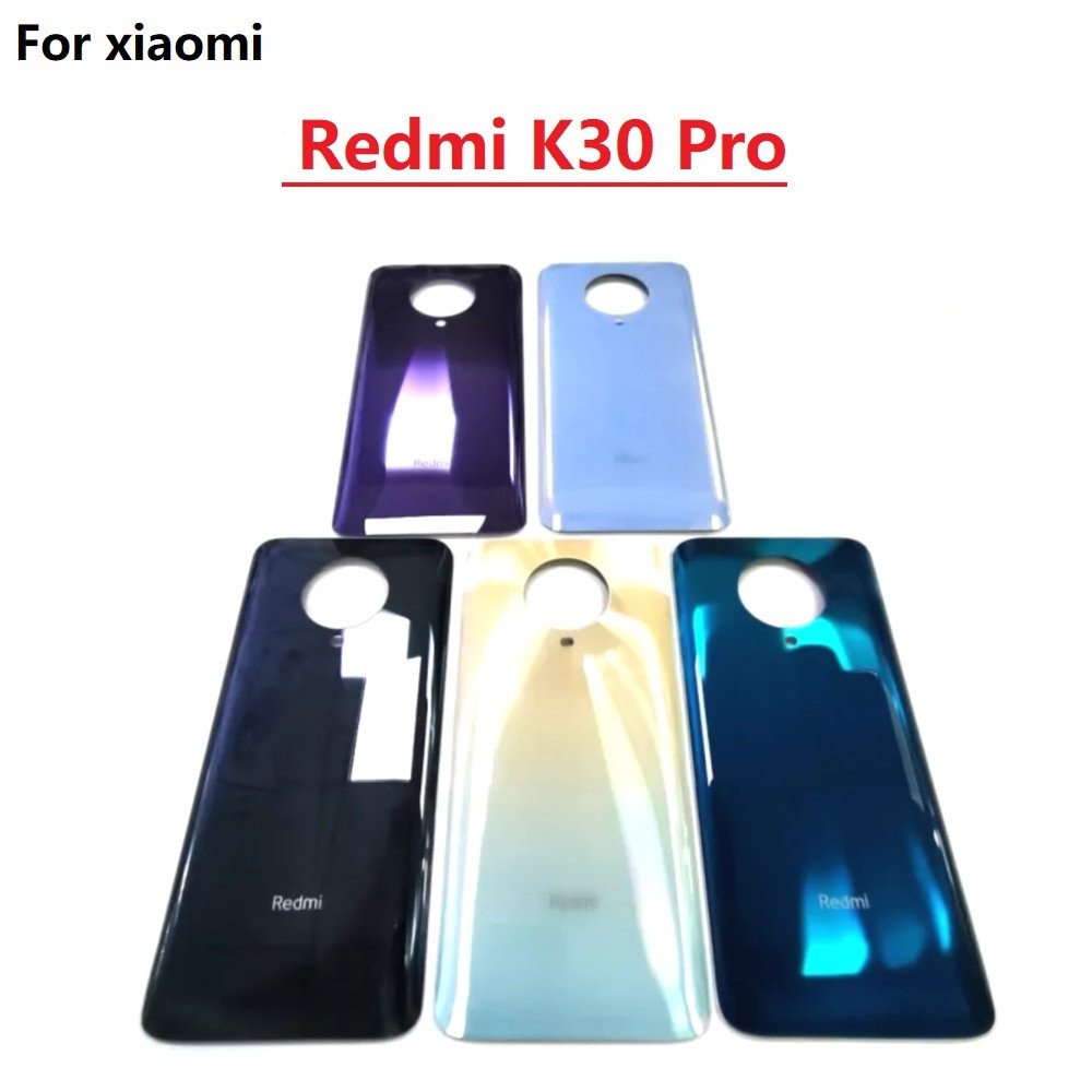 ฝาหลังแบตเตอรี่กระจกสําหรับ Xiaomi Redmi K30 Pro เคสเปลี่ยนชิ้นส่วน