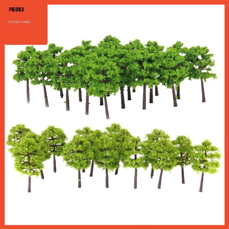 [Predolo] 1:250 Scale Model Train Train Landscape Building Tree Models N Layout