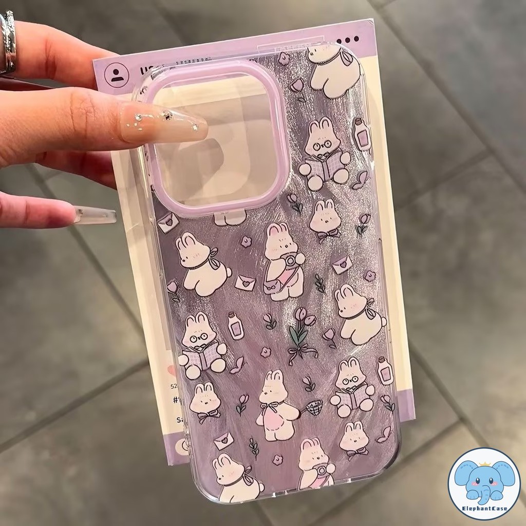 โบว์เล็ก ๆ น้อย ๆ น่ารักกระต่ายหมีขนนกเส้นด้ายสำหรับเคส OPPO A17 A15 A38 A11K A58 A57 A7A31 A98 A3s A16K A9 A78 A11 A12