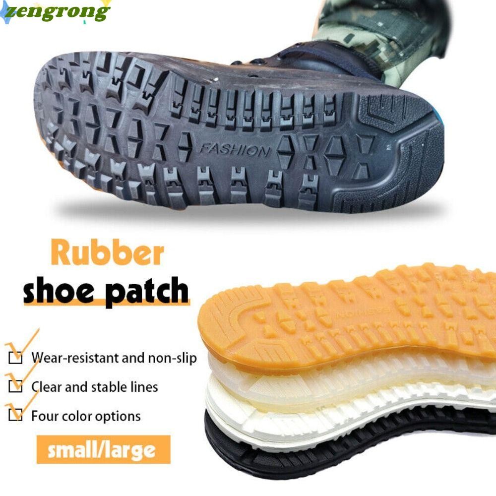 Zengrong DIY เปลี่ยน Sole, Grip Anti-wear Sport Shoe Repair, คุณภาพสูงเอ็นวัวยางกันลื่นหนารองเท้า