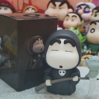 💥จัดส่งจากประเทศไทย💥ฮาโลวีน Crayon Shin chan คอสเพลย์ Ghost Death Action Figure รุ่น Q ตุ๊กตาของขวัญเด็กตกแต่งรถเครื่องประดับของเล่นคอลเลกชันบ้านเค้กตกแต่ง Gacha