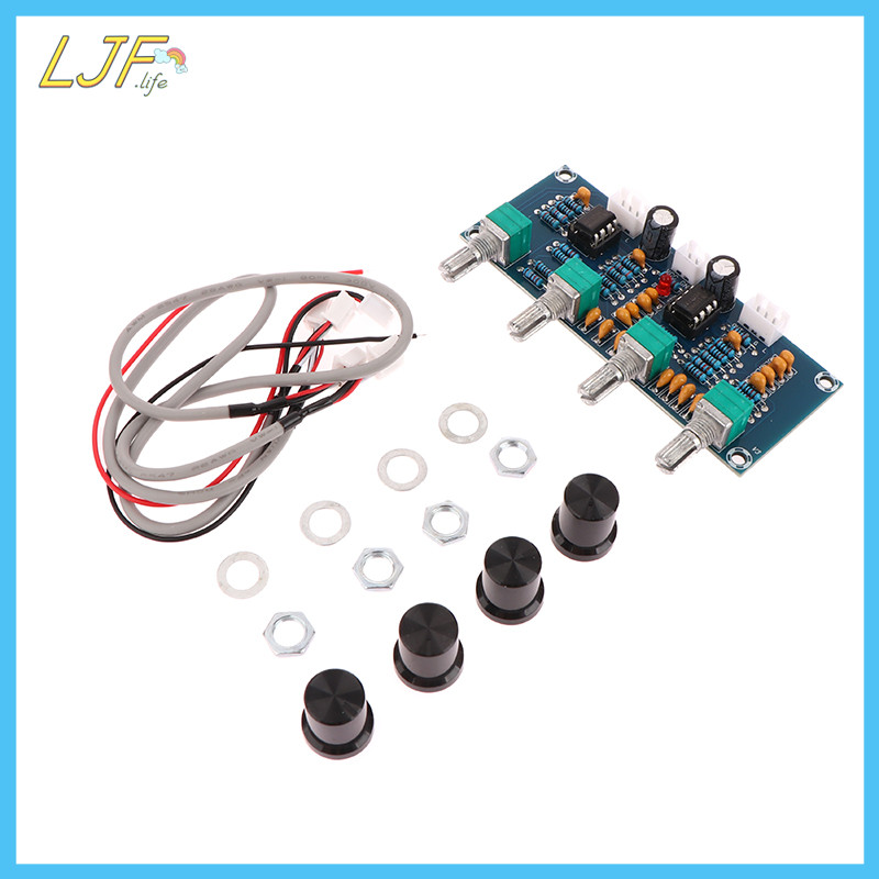 Ljf XH-A901 NE5532 Tone Board Pre-amp พร้อม Treble Bass ปรับระดับเสียง Pre-amplifier Tone Controller TH