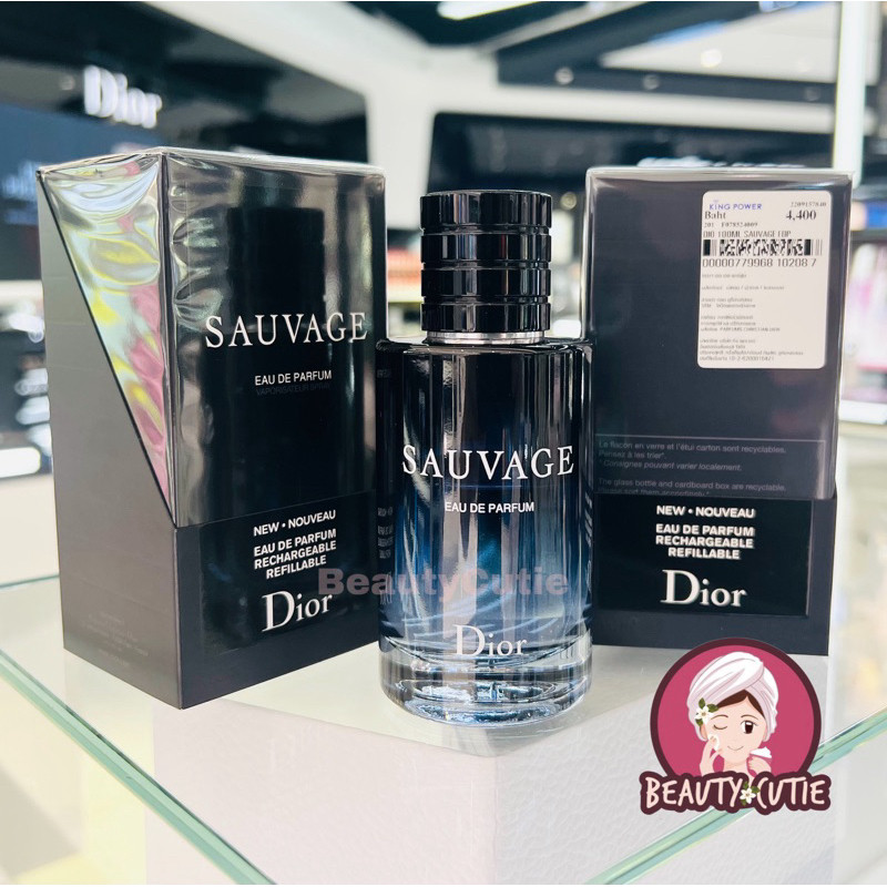 Dior Sauvage 100 ml. EDT / EDP / Parfum ผลิตปี 2023ป้ายคิง แท้ จาก King Power