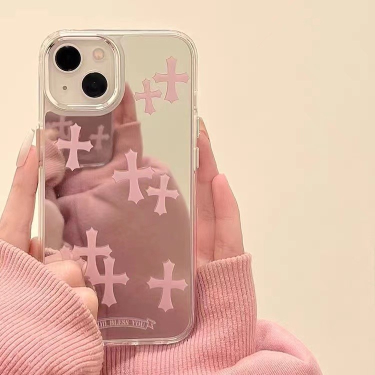 กระจกแต่งหน้านุ่มโปร่งใสกรณี Anti-Fall เคสโทรศัพท์สําหรับ iPhone 16 Promax 15 Promax 12 13 Mini 14plus 11 Pro Max X XS XR XS Max 7 8 plus Se2020