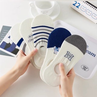 JH SHOP ถุงเท้าข้อเว้า ถุงเท้าแฟชั่น เนื้อผ้านุ่มงานถักอย่าง…