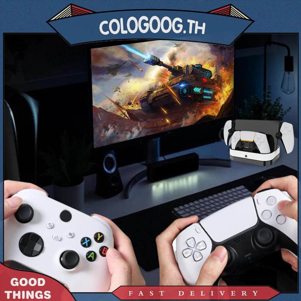 [colog.th] สําหรับสถานีชาร์จคู่ PS5 สําหรับ PlayStation 5 DualSense Controller & PS Portal
