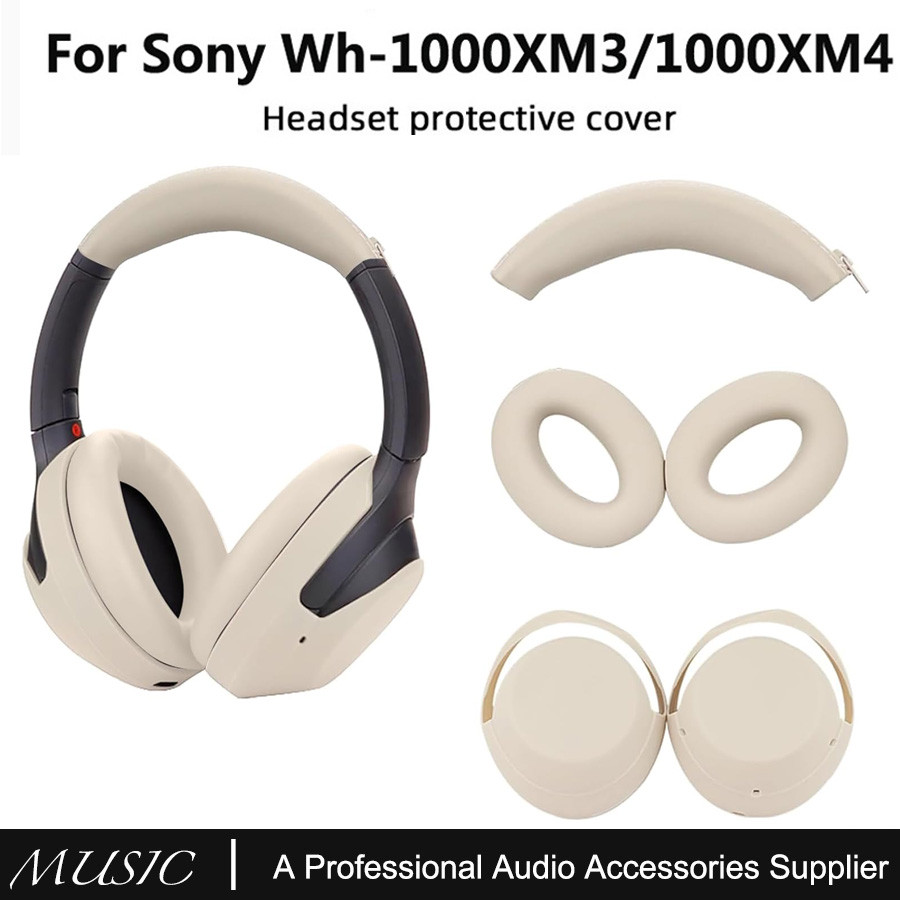3 ชิ้น/เซ็ตซิลิโคนแผ่นรองหูฟังสําหรับ WH-1000XM4 WH-1000XM3 ชุดหูฟัง, ป้องกันรอยขีดข่วน, ฝาครอบป้องกันล้างทําความสะอาดได้