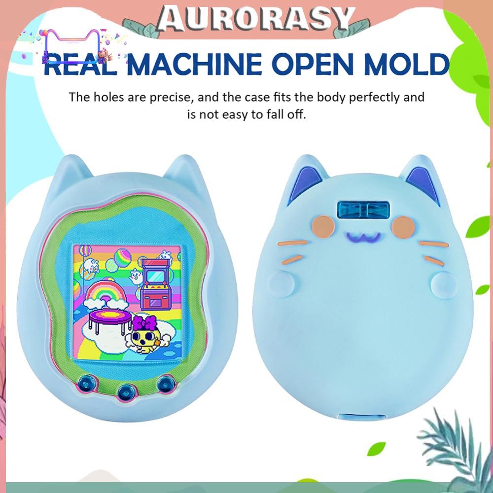 [AS] เคสซิลิโคนการ์ตูนฝาครอบป้องกันแขนป้องกันผิวสําหรับ Tamagotchi Uni