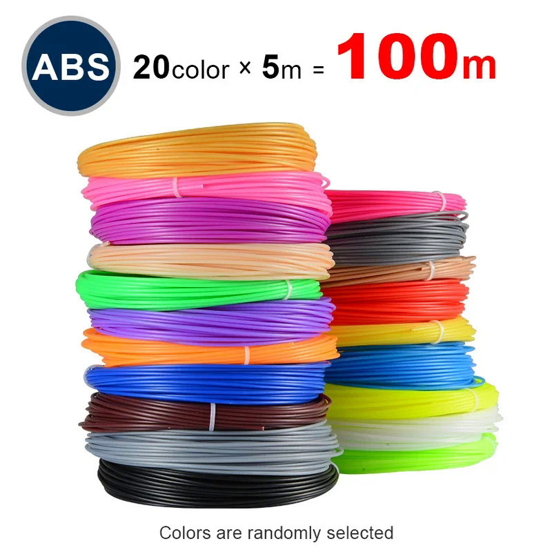 Perfect 3D Pen Special ABS Filament PLA 1.75mm Filament 3D Printer ABS 3D Pen PLA Plastic 20 Colors 