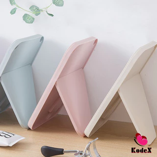 KDX กระจกตั้งโต๊ะ แบบพกพา กระจกพับพกพาสะดวก Folding makeup mirror