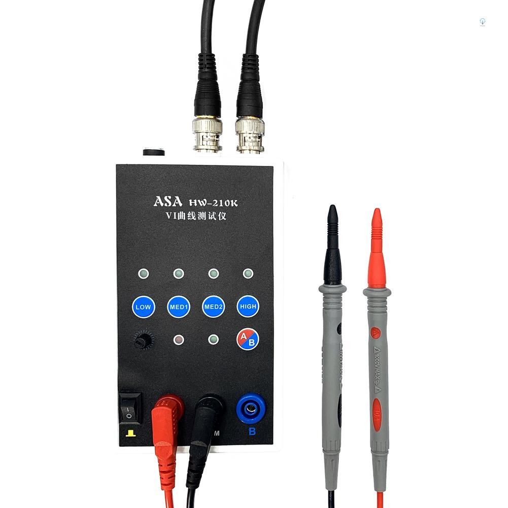 เครื่องทดสอบวงจรมือถือแบบพกพา Dual-channel VI Curve Tester แผงวงจรการตรวจจับออนไลน์ ASA Tester 4 เกียร์ความถี่สลับปรับความเร็ว