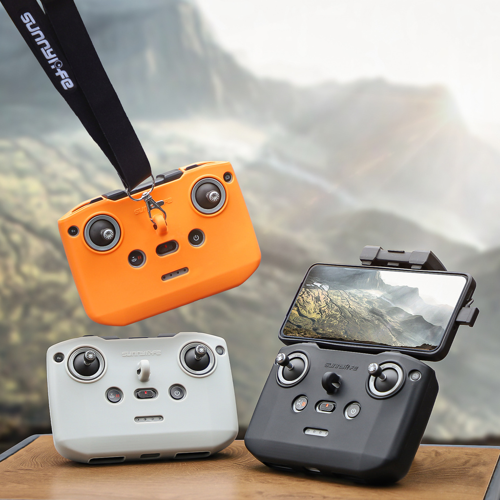 เคสป้องกันสําหรับ Mini4 Pro RC-N3/2/1 รีโมทคอนโทรล,ฝาครอบป้องกันซิลิโคนพร้อมสายรัดแขนป้องกันสําหรับ DJI NEO/Mini4Pro รีโมทคอนโทรลอุปกรณ์เสริมโดรน