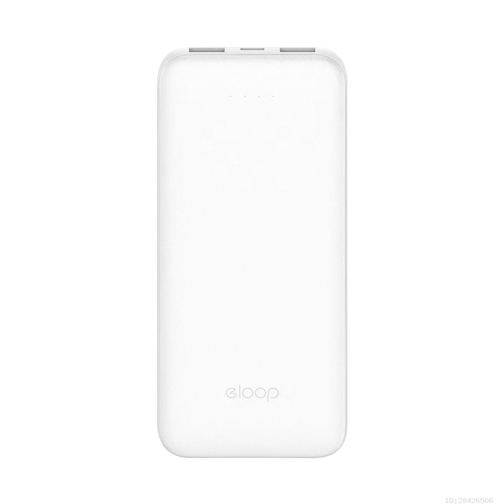 [205บ. โค้ดคุ้ม] Eloop E33 แบตสำรอง 10000mAh ชาร์จ 2.4A 12W Powerbank พาวเวอร์แบงค์ เพาเวอร์แบงค์