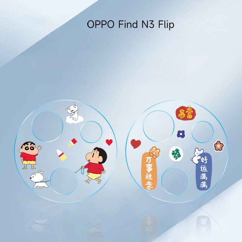 สำหรับ OPPO Find N3พลิกโทรศัพท์มือถือกล้องด้านหลังกลวงออกฟิล์มนุ่มป้องกันรอยขีดข่วนสติ๊กเกอร์ฟิล์มป้องกันหน้าจอ – โปรปัง