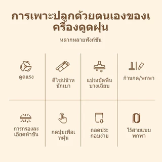 ไร้สาย เครื่องดูดฝุ่นไร้สายในครัวเรือน Handheld Wireless Vacuum Cleaner เครื่องดูดฝุ่นแบบด้ามจั