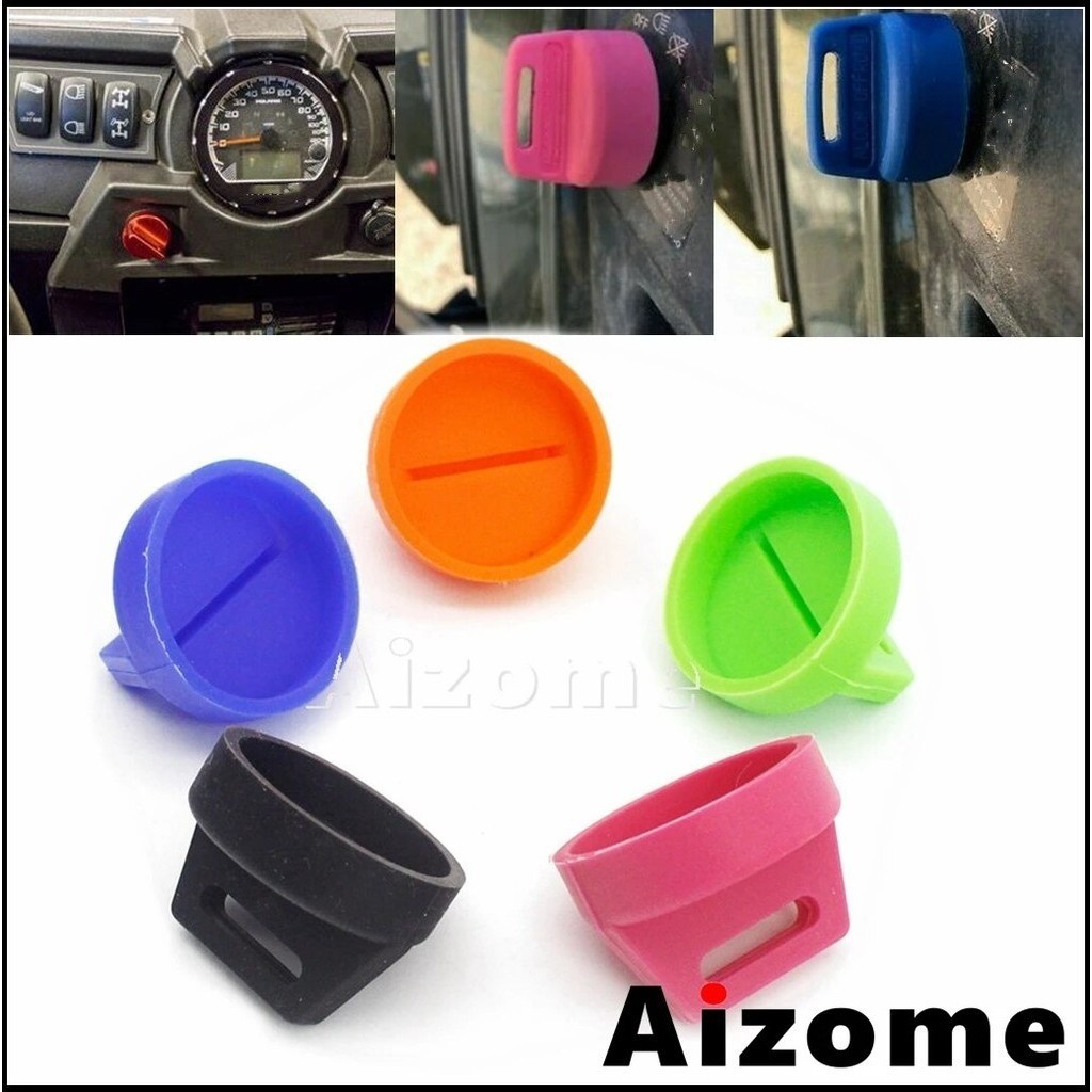 AI Rubber Ignition Key Cover Universal UTV/ATV Keyswitch Protector For Polaris Sportsman RZR Scrambl
